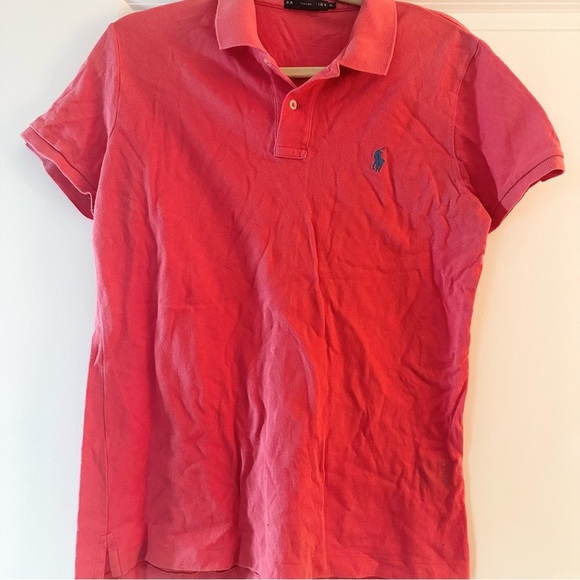 Polo Ralph Lauren Tops - Ralph Lauren Women’s Pink Skinny Polo Shirt Size XL | Classic Fit